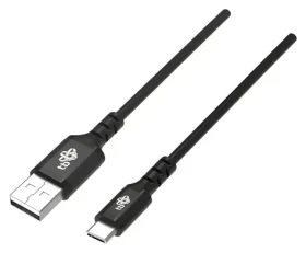 TB Touch 1 m čierna / Dátový kábel / USB-A (M) - USB-C (M) / Okrúhly (AKTBXKUCMISI10B)