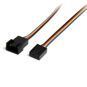 StarTech napájací kábel pre ventilátor (Molex 4-pin) / Predlžovací kábel / 30,5 cm (FAN4EXT12)