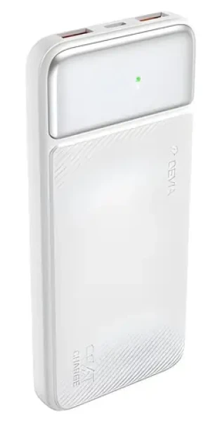 Devia SMART Series biela / Powerbanka / 10000 mAh / PD 20W / displej (6942297111530)