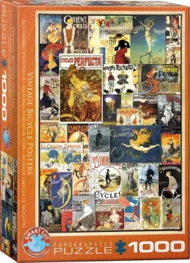 EUROGRAPHICS Puzzle Vintage cyklistické plagáty