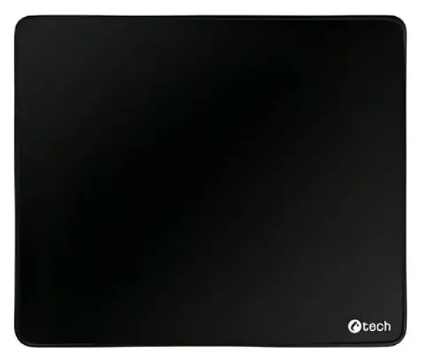 C-tech MP-01S čierna / Podložka pod myš / 240x200x4mm / obšité okraje (MP-01S-BK)