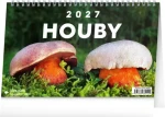 NOTIQUE Stolný kalendár Huby 2027 / Stolný kalendár / 23.1 x 14.5 cm