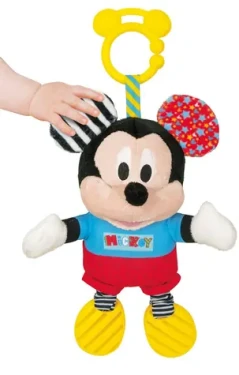 Clementoni Mickey plyšový so zvukmi a úchytom