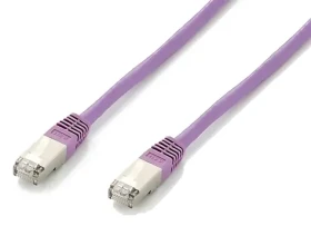 Equip fialová / Patch kábel / Cat6a S/FTP / 5 m / RJ-45 (605654)