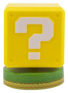 Paladone Icon Light Question Block Super Mario / Stolová lampa / 10 cm / 2x AA (PP4372NNV4EPM)