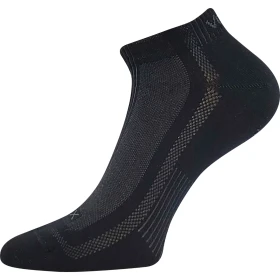 VOXX Ponožky nízké sportovní MORFAN z modalu ČERNÉ (3 páry) 43-46 124605
