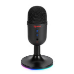 Marvo MIC-06 čierna / Mikrofón / podsvietenie / USB-A / 1.7m (MIC-06 BK)