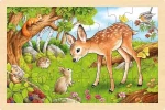GOKI Drevené puzzle Kolúšok