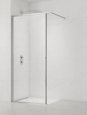 Sprchová zástena SAT Walk-In so stieracou lištou 120 cm SATWISL120 SATWISL120