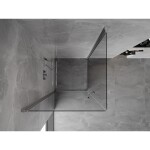 MEXEN/S - Mist-B Duo sprchovací kút dvere krídlové 85 x 85, transparent, chróm 8A2-085-085-01-00