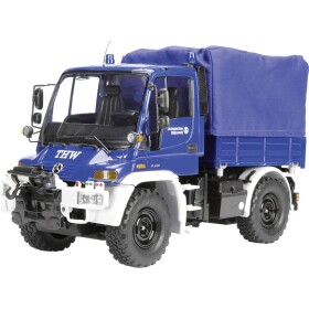 Carson Modellsport MB Unimog U300 THW 1:12 RC model auta elektrický záchranný voz 100% RTR 2,4 GHz vr. akumulátorov, nabíjačky a batérie ovládača; 907722