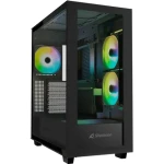 Sharkoon Rebel C60 Black RGB čierna / ATX / 2x USB 3.2 / 1x USB-C / 3x 120mm / bez zdroja / priehľadná bočnica (4044951040032)