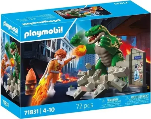 Playmobil® PLAYMO-FRIENDS 71831 Súboj s obrím jašterom