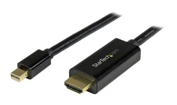 StarTech pasívny adaptér Mini DisplayPort M na HDMI M čierna 5m/4k a 2K/audio 7.1 (MDP2HDMM5MB)