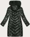 Dámska prešívaná zimná bunda v army farbe J Style (16M9100-136) odstíny zelené L (40)