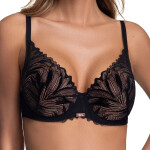 Dámska podprsenka Yasemin 2104 Black - AVA 60G černá s tělovou