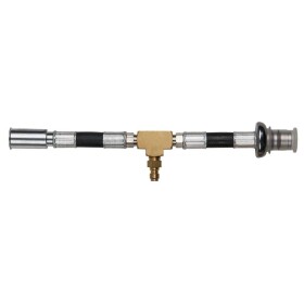 KS Tools 150.2364 Tlakomerná pripojovacia hadica s 1/4" hadicovou prípojkou pre univerzálne použitie s 3/8" a 5/16" vysokotlakovými hadicovými; 150.2364