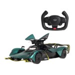 Mamido Autíčko na diaľkové ovládanie R/C Aston Martin Valkyrie AMR Pro 1:14 tmavo zelené