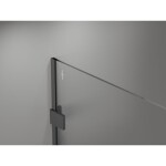 MEXEN/S - Lunar Sprchová zástena WALK-IN ľavá 100 x 200, transparent 8 mm, grafit metal 830-100-000-95-00-L