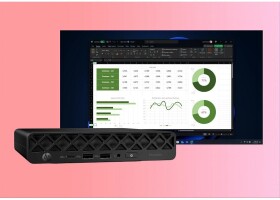 HP HP ProDesk 4 Mini G1i AI Intel Core Ultra 5 235T 16 GB DDR5-SDRAM 512 GB SSD Windows 11 Pro Mini PC AI PC Čierny