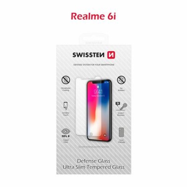 SWISSTEN ochranné temperované sklo 2.5D pre REALME 6i (74517877)