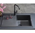 Reginox Granitový drez Reginox Bari 10, R40324, Nero Black R40324