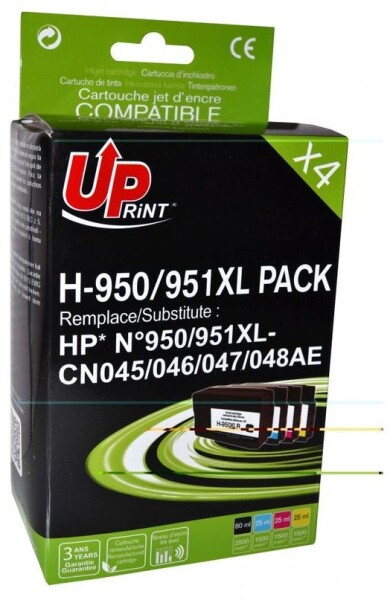 UPrint Tintes kārtridžs UPrint HP 950XLBk/951XL C/M/Y Multipaka