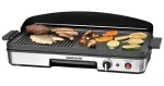 Rommelsbacher BBQ 2003 čierna-nerezová / Elektrický stolný gril / 1900 W / 2 grilovacie zóny / nepriľnavý povrch (BBQ 2003)
