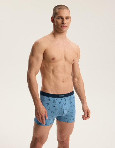 Boxerky Henderson 45481 Fur A2 M–4XL tmavě modrá XL