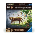 Ravensburger Puzzle drevené Tiger džungli