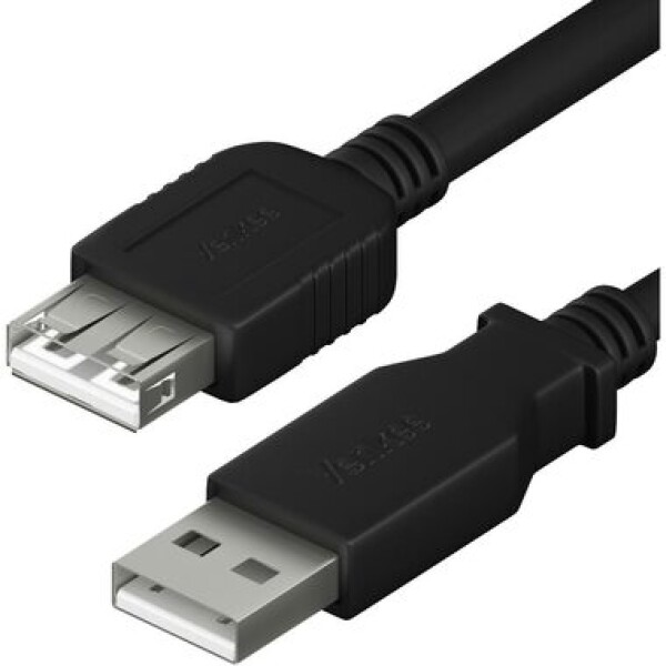 YENKEE YCU 014 BK Predlžovací kábel USB-A (M) - USB-A (F) 1.5m čierna (8590669353163)