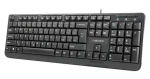 Natec Trout čierna / Drôtová klávesnica / CZ/SK layout / USB-A / Membránová (NKL-1151)