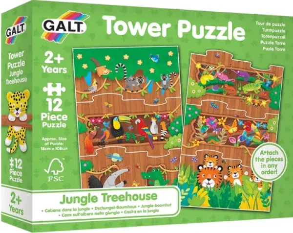 Asmodee Puzzle veža: Džungľa