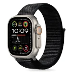 Tech-Protect Nylon Strap 44/45/46/49 mm čierna / Remienok / Apple Watch / nylonový