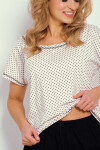 3353 DÁMSKE PYŽAMO AYLA S-XL světle růžová M