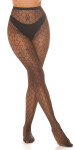 Sexy Fishnet Tights with pattern black Einheitsgroesse