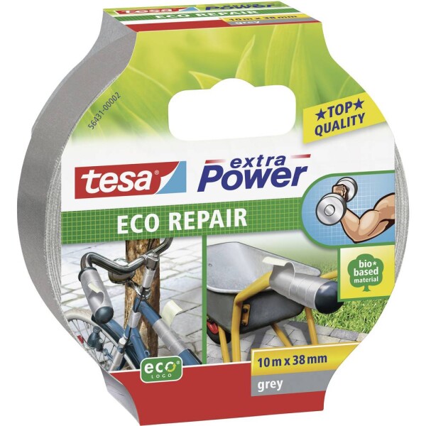 Tesa ECO REPAIR 56431-00002-00 páska so skleným vláknom tesa® Extra Power sivá (d x š) 10 m x 38 mm 1 ks; 56431-00002-00