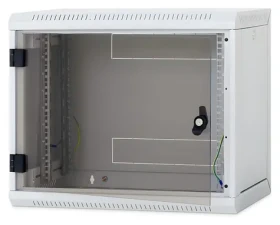 Triton RUA 12U 500mm čierna / Rozvádzač / Nástenný / odnímateľné bočnice / sklenené dvere (RUA-12-AS5-BAX-A1)
