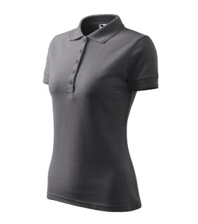 Dámske tričko Pique Polo steel grey XL