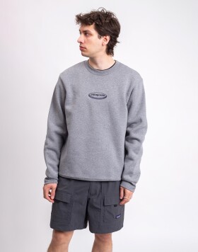 Patagonia M's '95 Oval Logo Uprisal Crew Sweatshirt Gravel Heather M