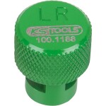 Odvzdušňovač pneumatík TPMS / TPMS, zelený, ľavý vzadu KS Tools 100.1188; 100.1188