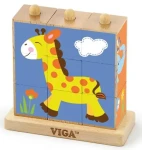 VIGA Nasúvacie kocky Safari