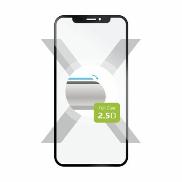 FIXED Full-Cover Ochranné tvrdené sklo pre Motorola Moto G Power (2021) čierna / lepenie cez celý displej (FIXGFA-675-BK)