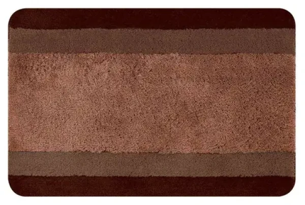 Spirella BALANCE kúpeľňová predložka hnedá / Kúpeľňová predložka / 55 x 65 cm / polyester / protišmyková