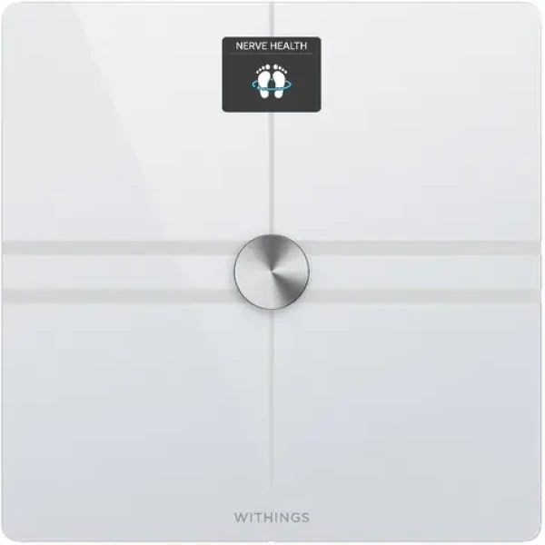 Withings Body Comp biela / Múdra osobná váha / nosnosť 200kg / Bluetooth / WiFi (WBS12-White-All-Inter)