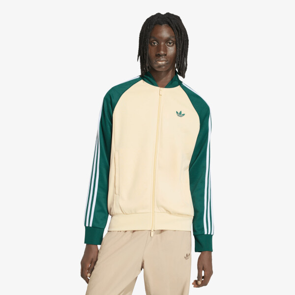 Mikina adidas Sst Track Top Warm Vanilla/ Collegiate Green XXL