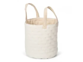 Little Dutch Košík textilný obojstranný extra veľký Pure Soft Beige Stripe (DE30325041LD)