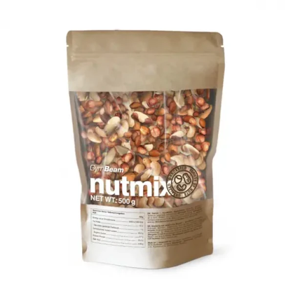 Mix prírodných orechov - GymBeam (bez príchuti, 500 g) (5968-1-500g-bez-prichute)