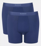 SLOGGI MEN EVER EASE - 2 balenia adaptačných šortiek z organickej bavlny Sloggi DEEP COBALT XL