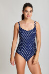 Jednodielne plavky Swimwear Anya Spot Balconnet Swimsuit navy/ivory SW1010